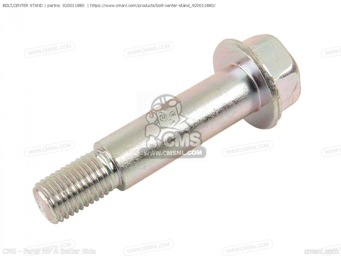 920011880 Bolt,center Stand Kawasaki buy the 920011880 at CMSNL
