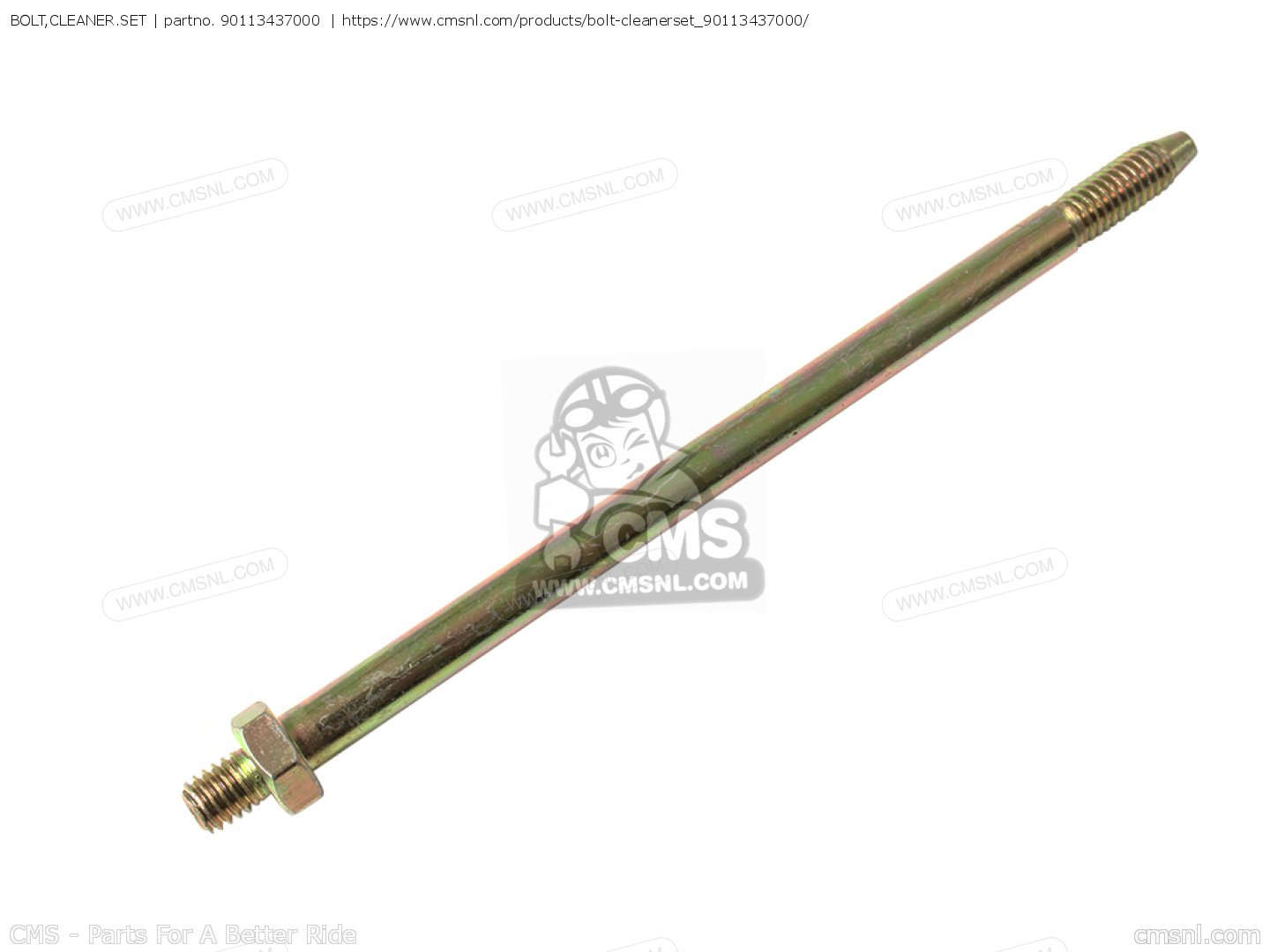90113437000 Bolt,cleaner.set Honda buy the 90113437000 at CMSNL