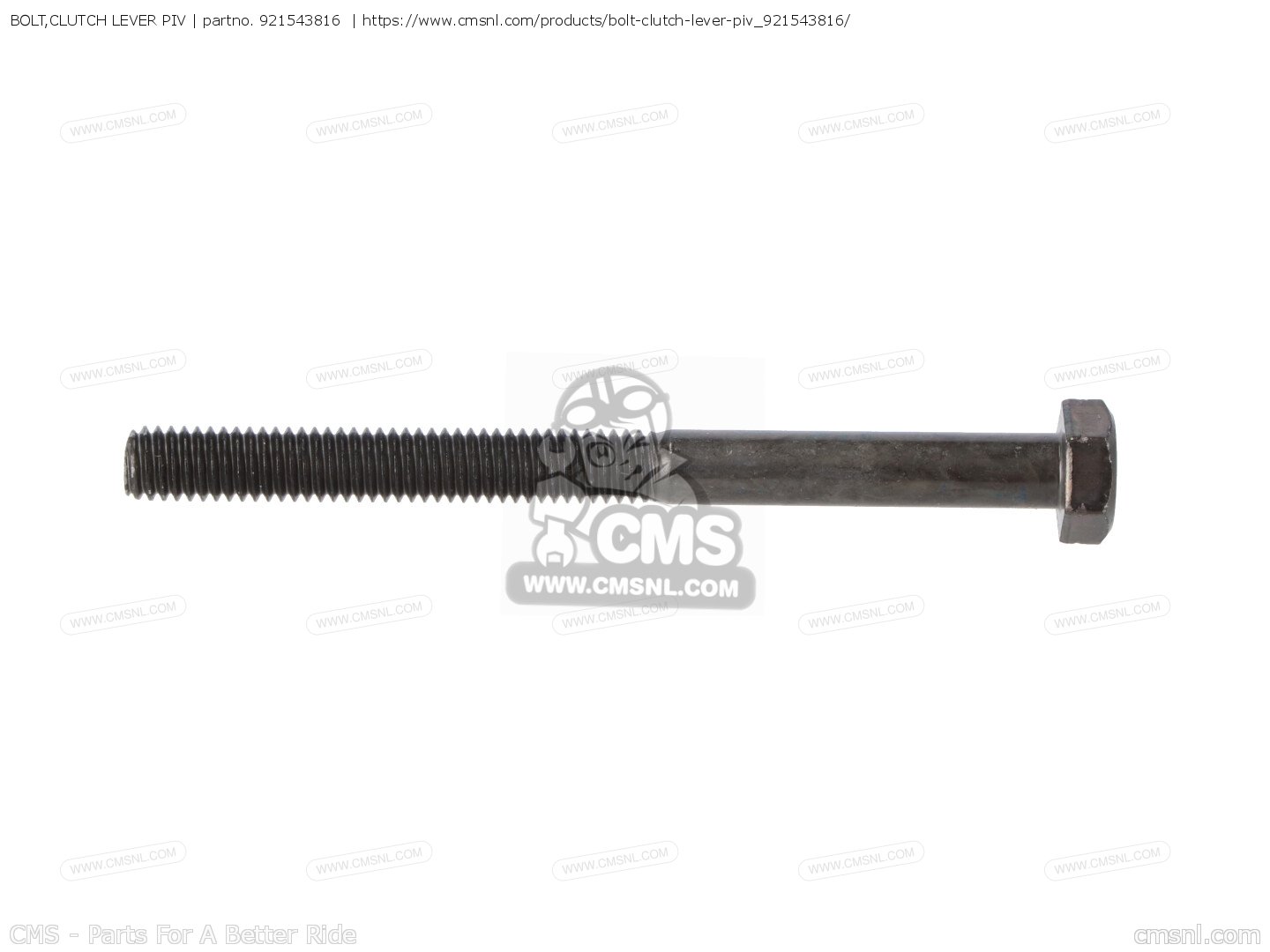 921543816 Bolt,clutch Lever Piv Kawasaki buy the 921543816 at CMSNL