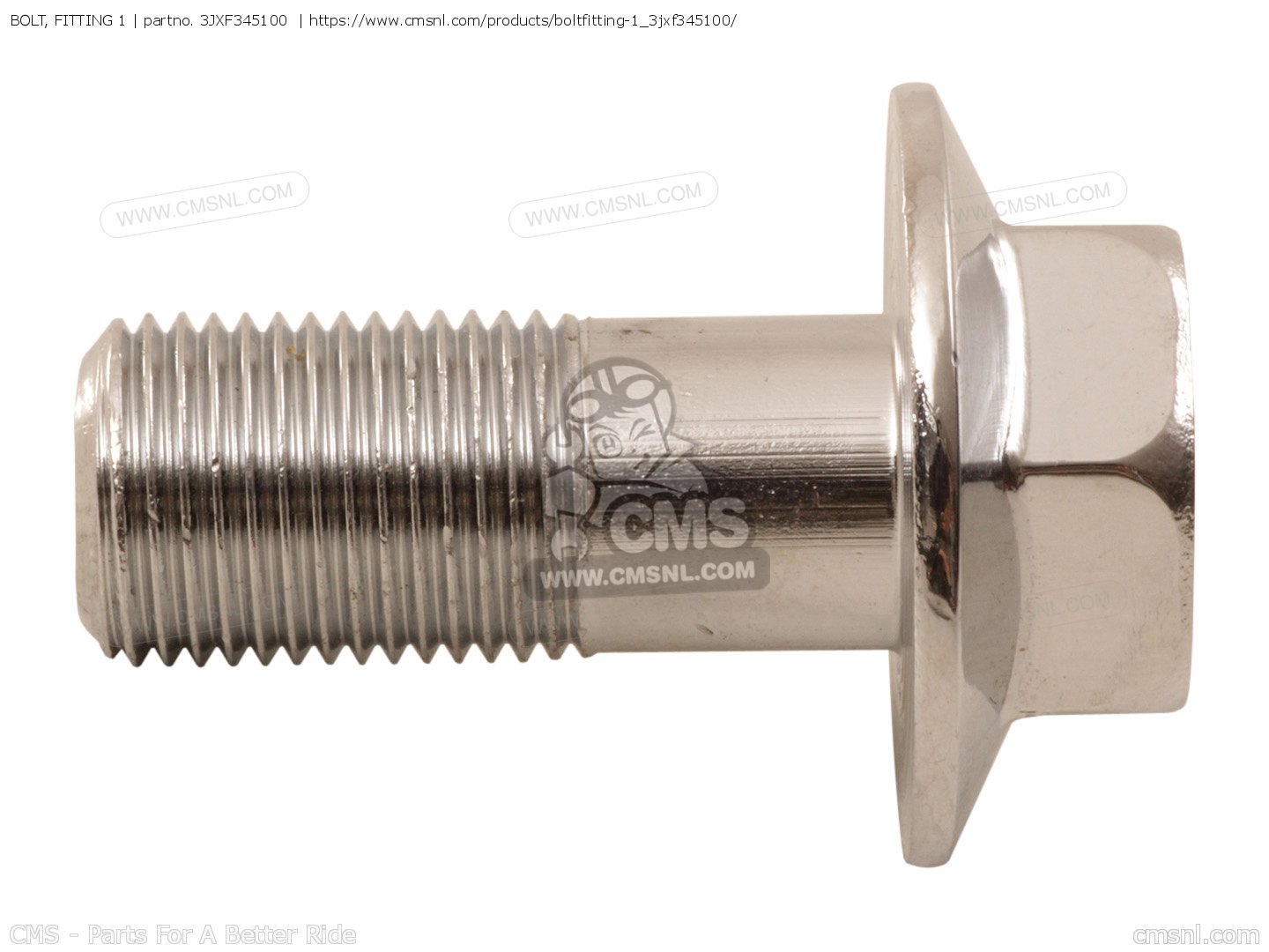 3JXF345100 Bolt, Fitting 1 Yamaha buy the 3JXF34510000 at CMSNL