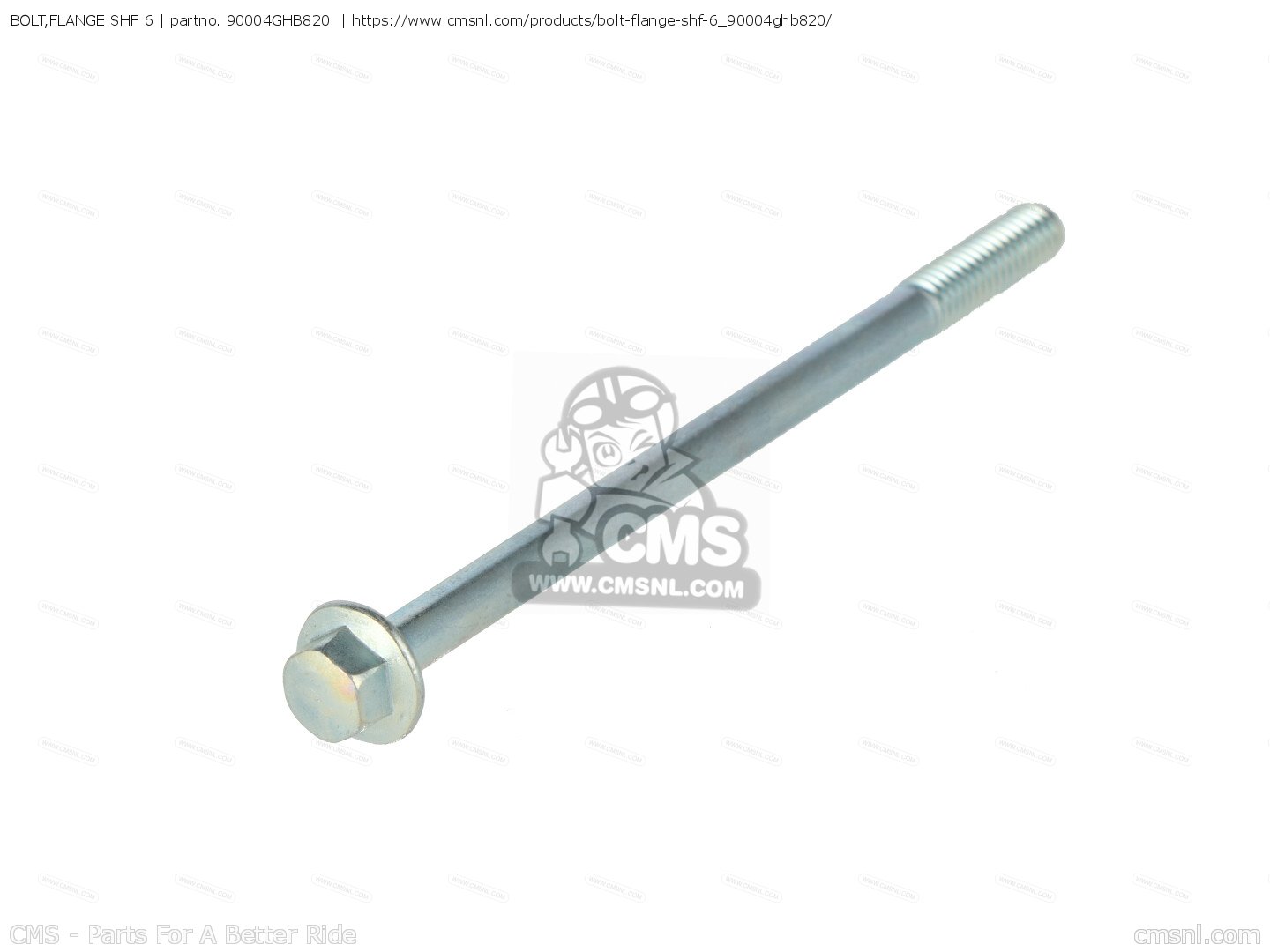 Honda 90001-GHB-680 - BOLT, FLANGE (6X28) : Online Cycle Parts