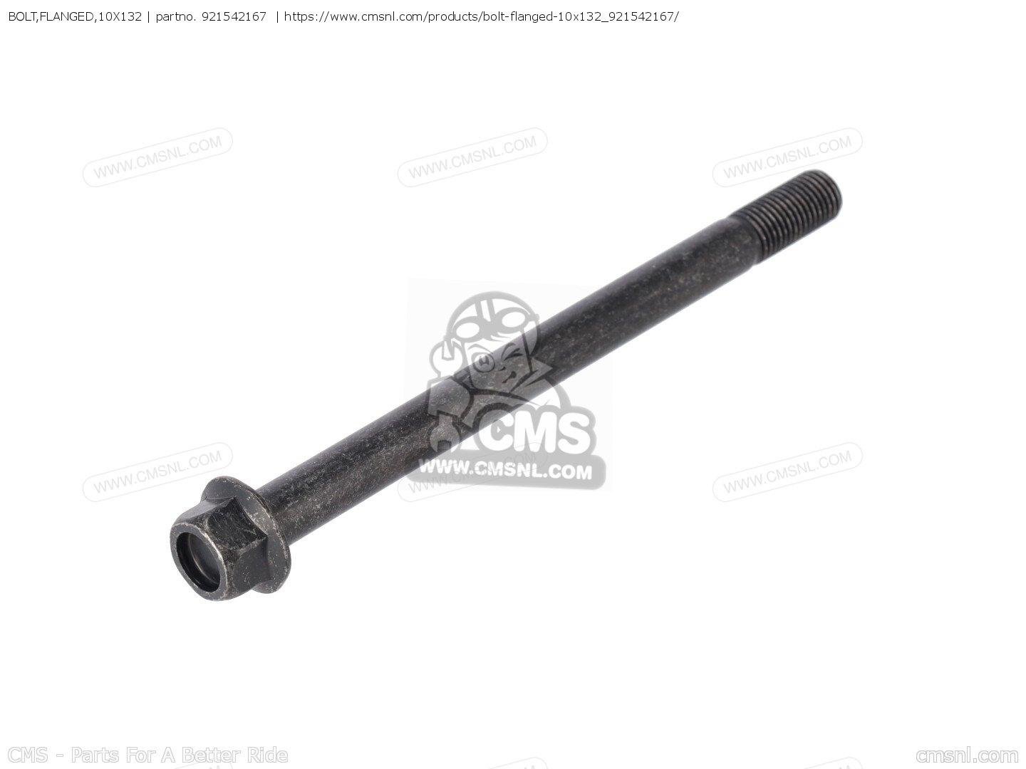 921542167: BOLT,FLANGED,10X132 Kawasaki - buy the 92154-2167