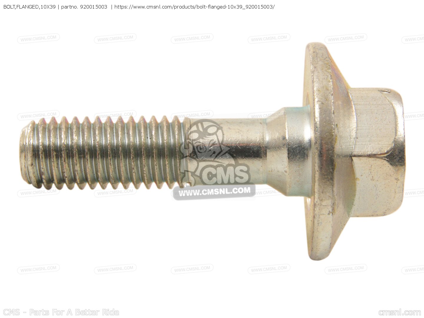 920015003: Bolt,flanged,10x39 Kawasaki - buy the 92001-5003 at CMSNL
