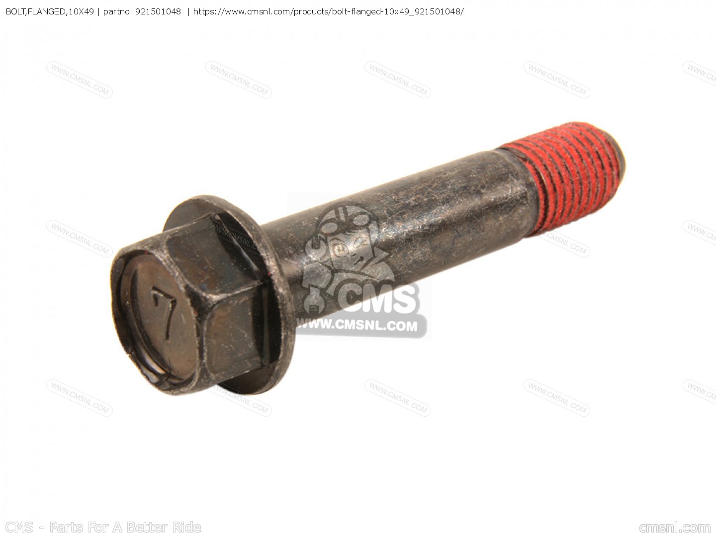 921501048: BOLT,FLANGED,10X49 Kawasaki - buy the 92150-1048 at CMSNL