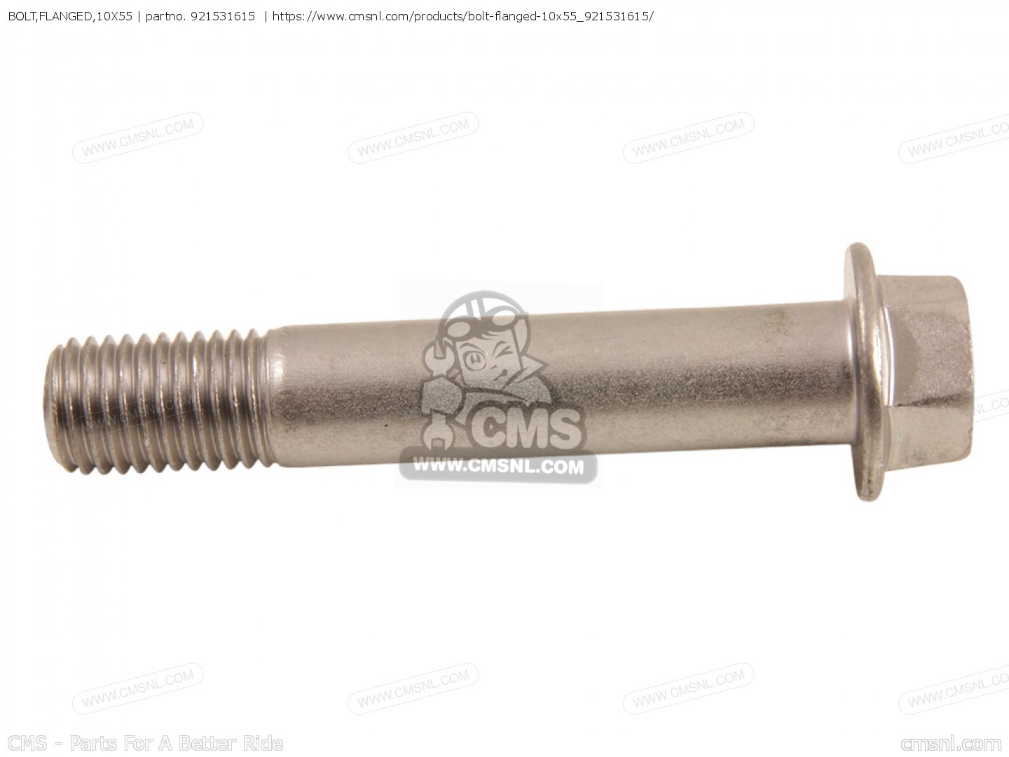 BOLT,FLANGED,10X55 for ZX1000-C2H NINJA ZX-10R 2005 EUROPE