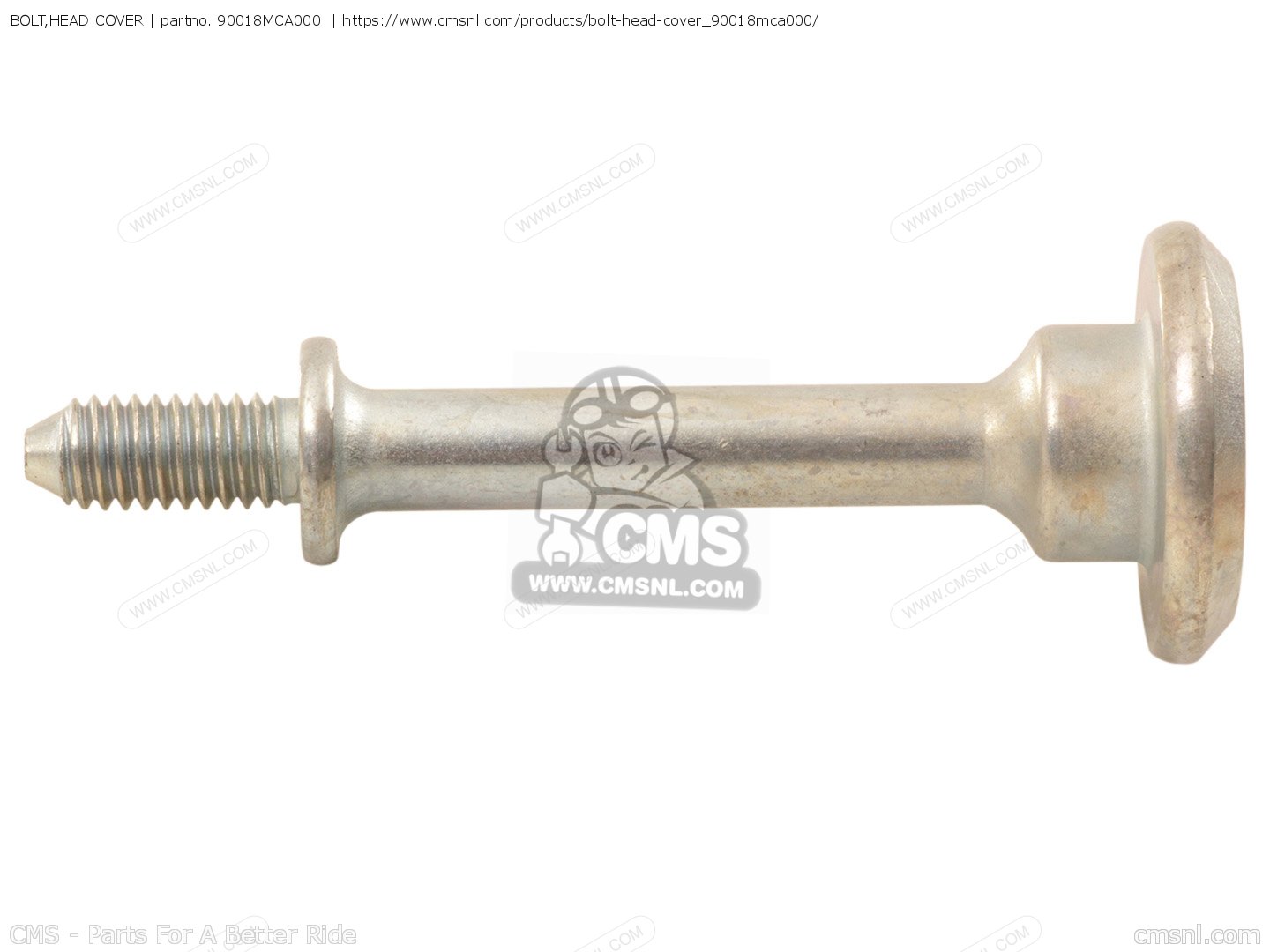 90018MCA000: Bolt,head Cover Honda - buy the 90018-MCA-000 at CMSNL