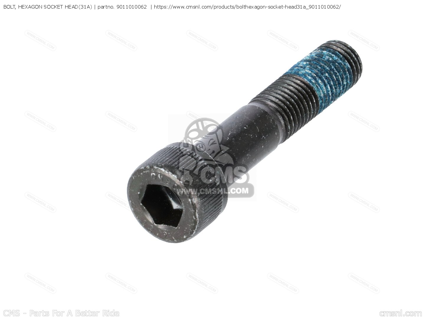 9011006172: Bolt, Hexagon Socket Head Yamaha - Buy The 90110