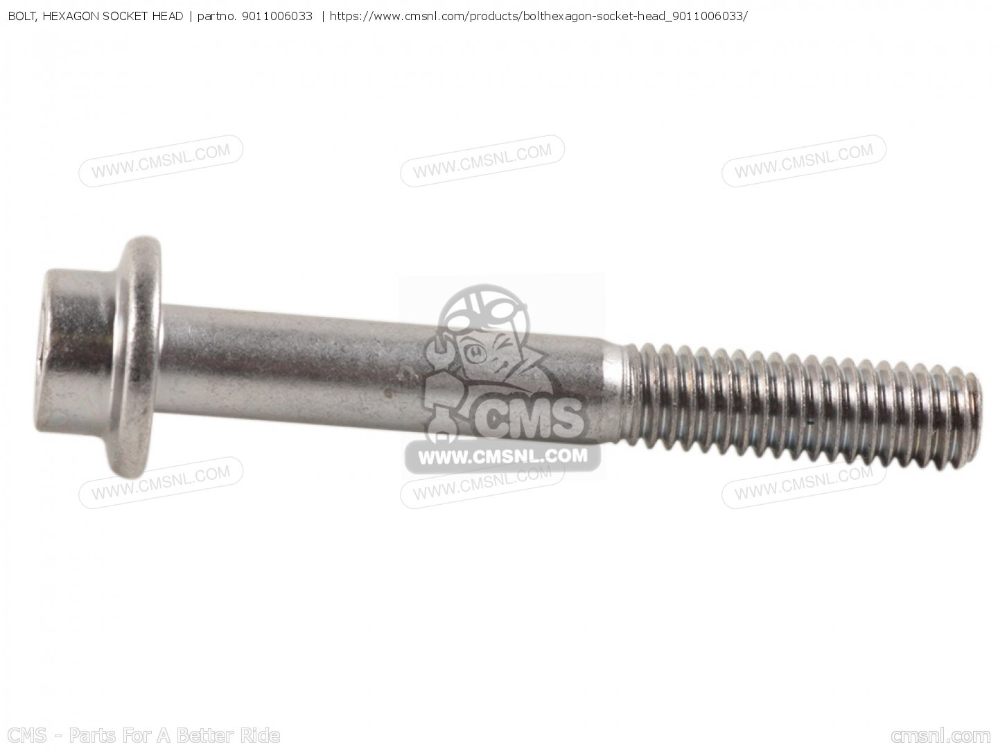 9011006033 Bolt, Hexagon Socket Head Yamaha buy the 9011006033 at CMSNL