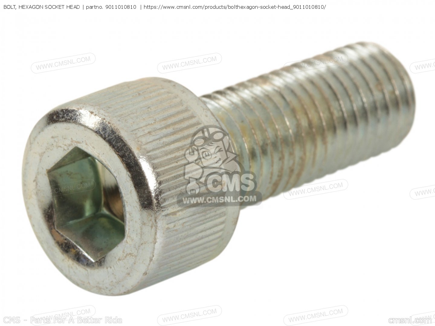 9011010810 Bolt, Hexagon Socket Head Yamaha buy the 9011010810 at CMSNL
