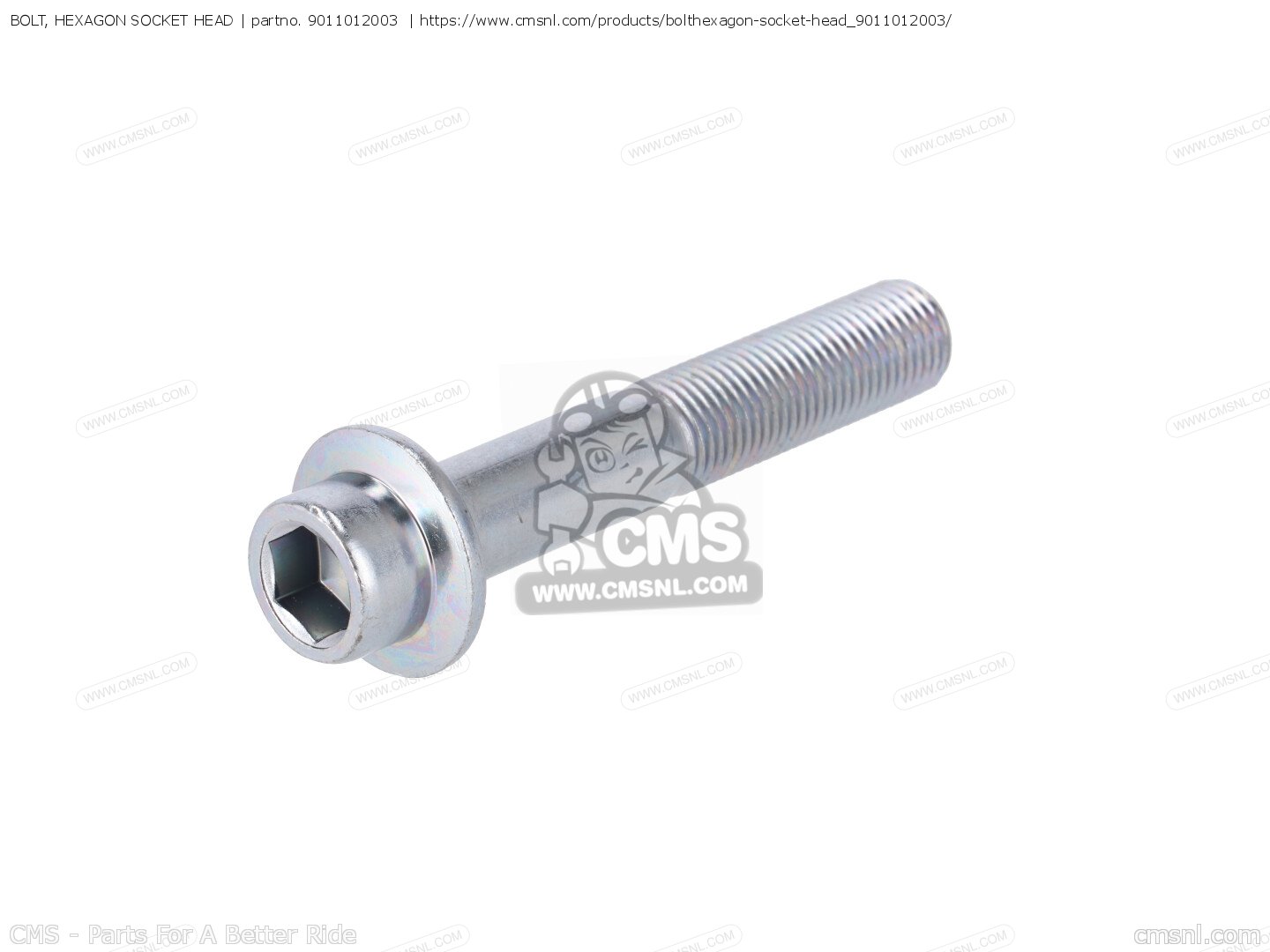 9011012003: Bolt, Hexagon Socket Head Yamaha - buy the 90110-12003 at CMSNL