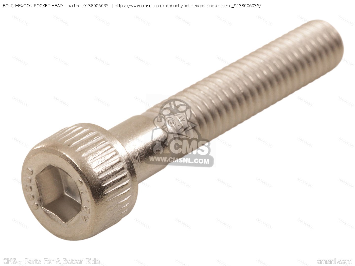 9138006035 Bolt, Hexgon Socket Head Yamaha buy the 913800603500 at
