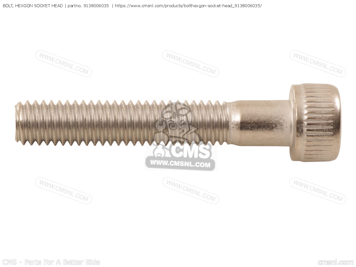 9138006035 Bolt, Hexgon Socket Head Yamaha buy the 913800603500 at