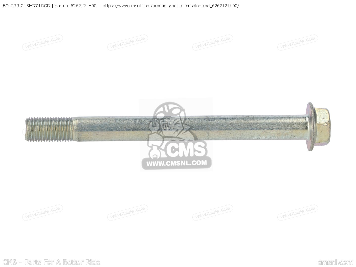 BOLT,RR CUSHION ROD for Suzuki - order at CMSNL