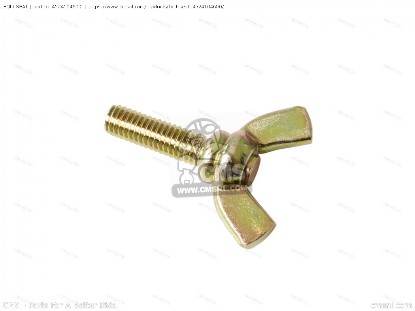 BOLT,SEAT for LT50 2000 (Y) order at CMSNL