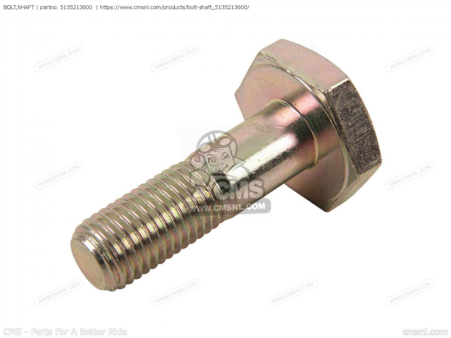 5135213600 Bolt,shaft Suzuki buy the 5135213600 at CMSNL