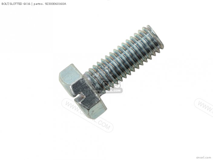 Bolt, Slotted 6x16 photo