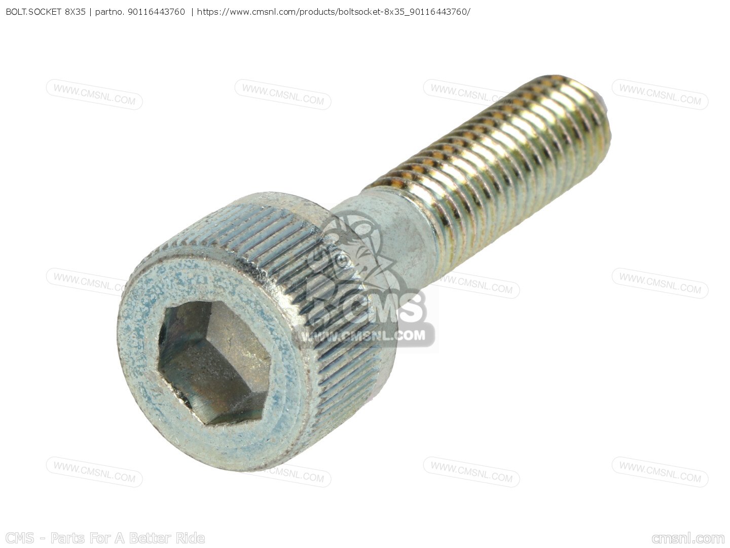 90116443760 Bolt.socket 8x35 Honda buy the 90116443760 at CMSNL