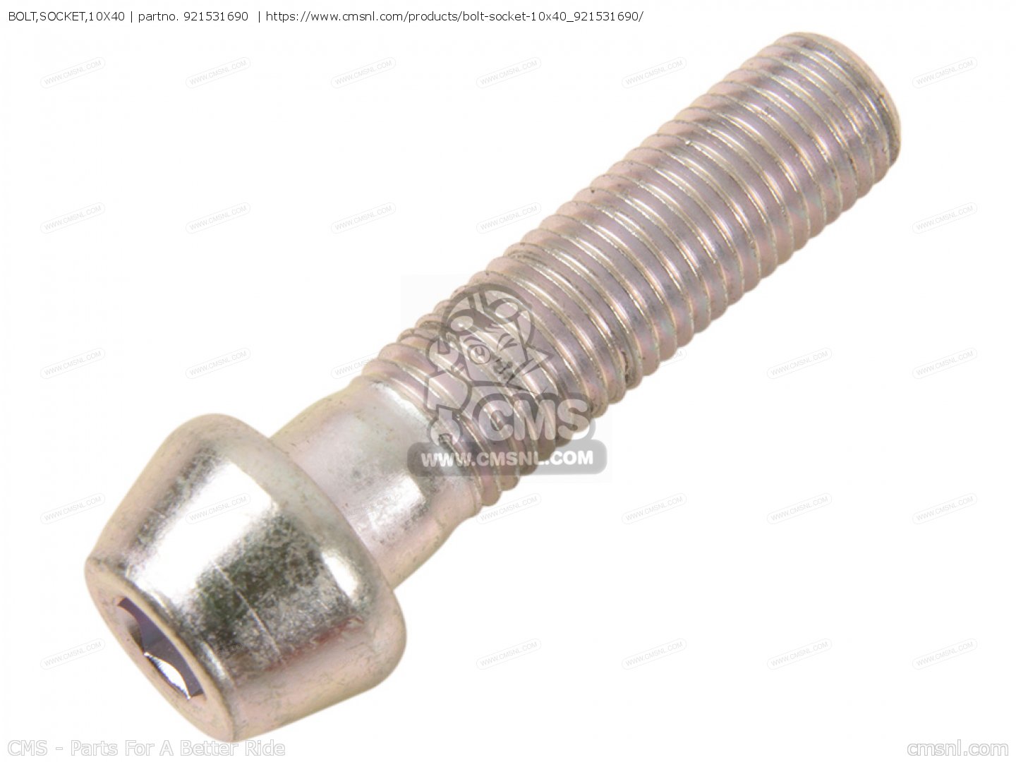 BOLT,SOCKET,10X40 for Kawasaki - order at CMSNL
