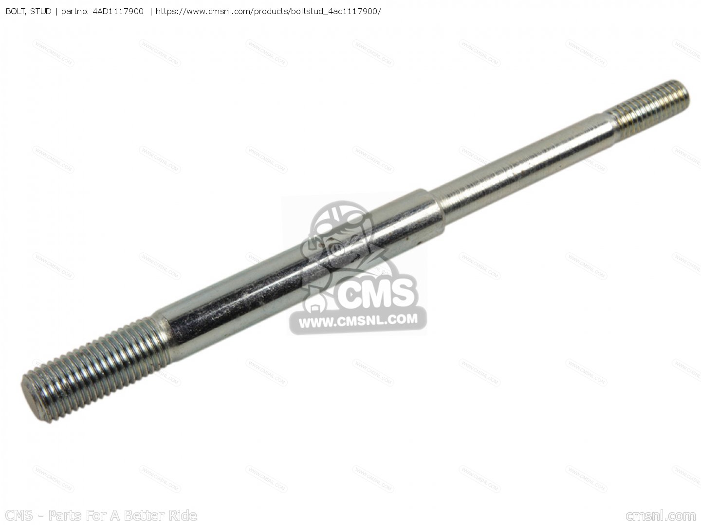 4AD1117900 Bolt, Stud Yamaha buy the 4AD111790000 at CMSNL