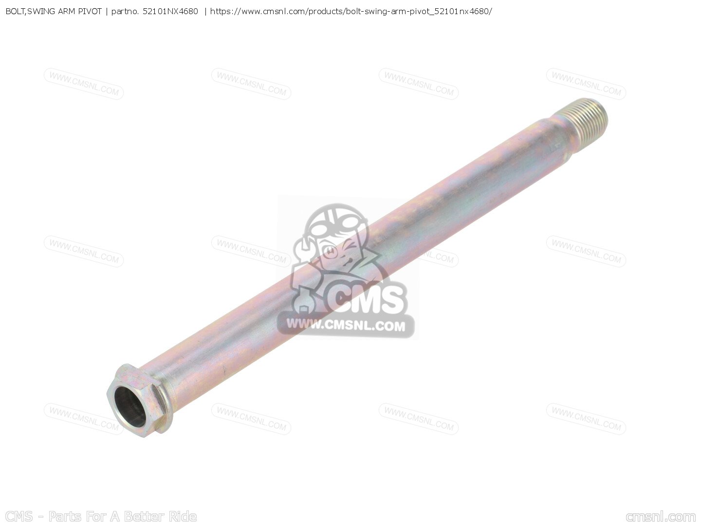 BOLT,SWING ARM PIVOT for RS125R 1998 HRC order at CMSNL