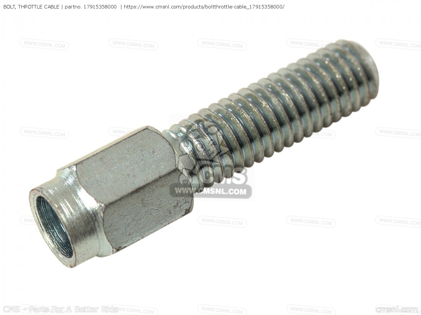 BOLT, THROTTLE CABLE for MT250 ELSINORE 1975 K1 USA order at CMSNL
