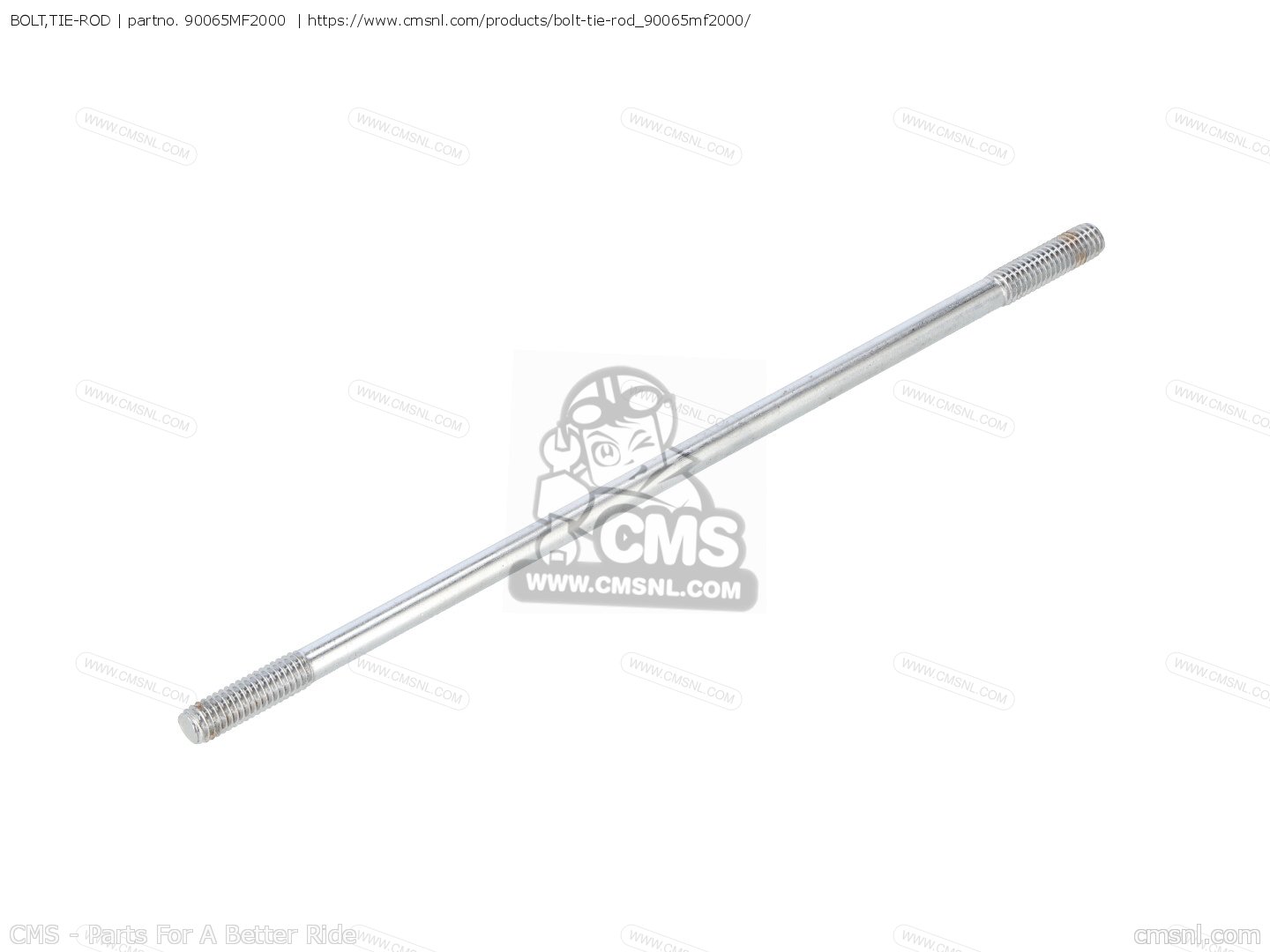 BOLT,TIEROD for VF500F INTERCEPTOR 1986 (G) order at CMSNL