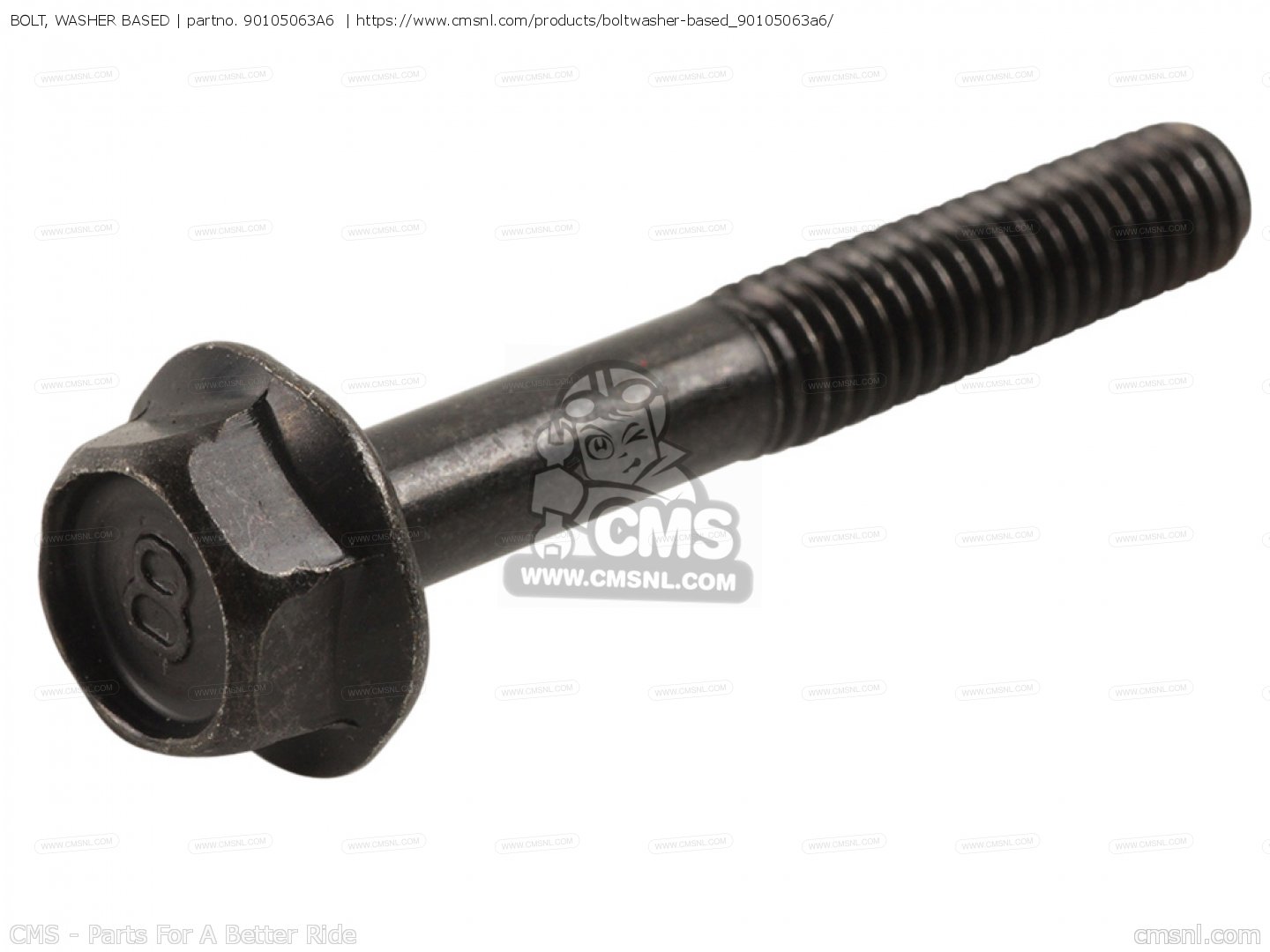 90105063A6 Bolt, Washer Based Yamaha buy the 90105063A6 at CMSNL