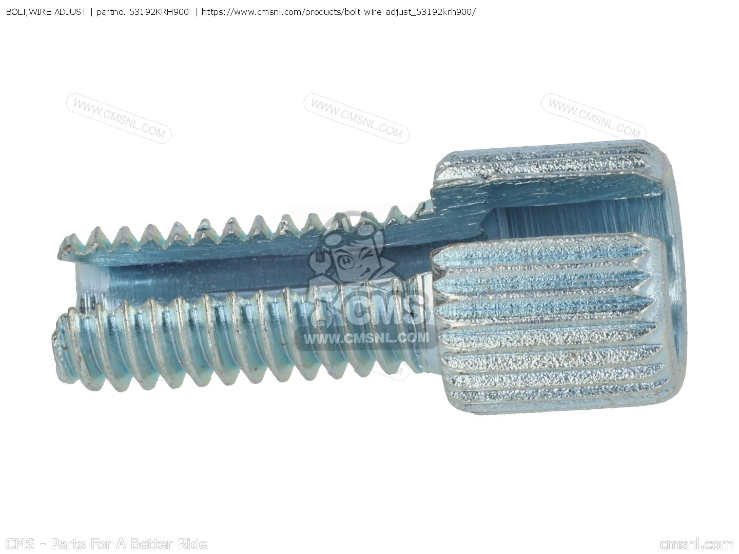 53192KRH900 Bolt,wire Adjust Honda buy the 53192KRH900 at CMSNL