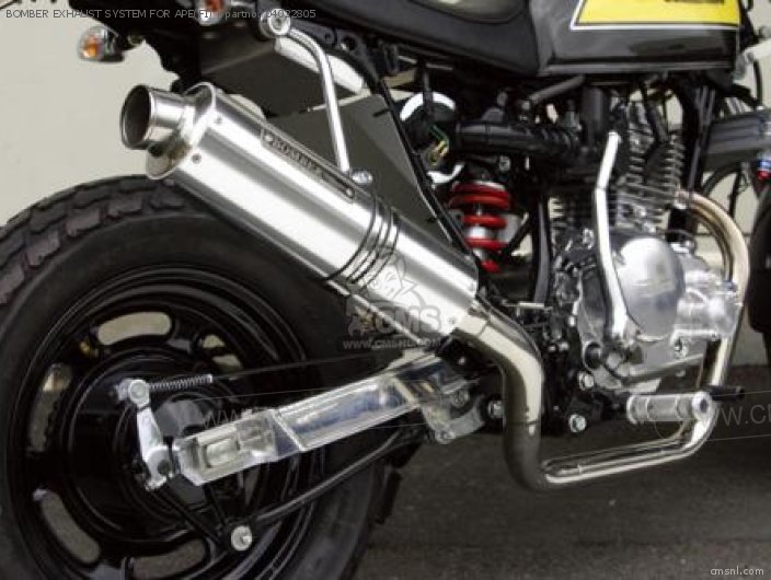 04022805: Bomber Exhaust System For Ape(fi) Takegawa - buy the 04-02 ...