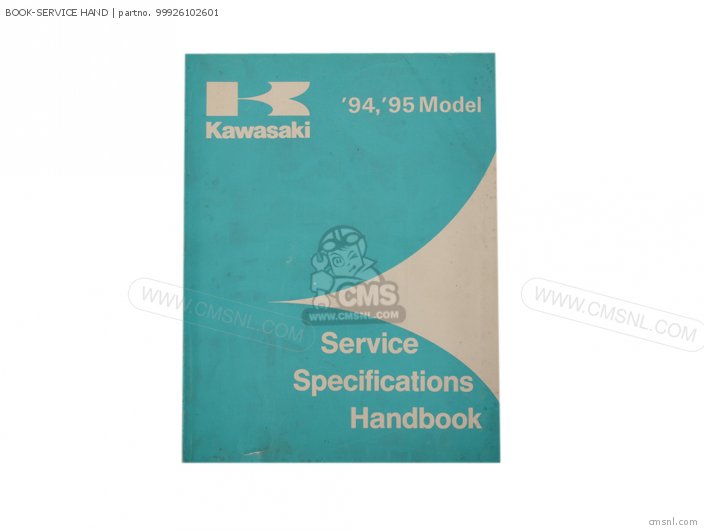 Kawasaki BOOK-SERVICE HAND 99926102601