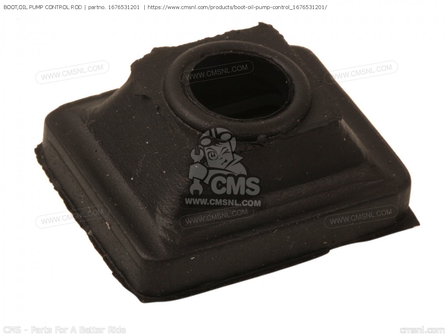 BOOT,OIL PUMP CONTROL ROD for GT750 1973 1974 1975 1976 1977 (K) (L) (M