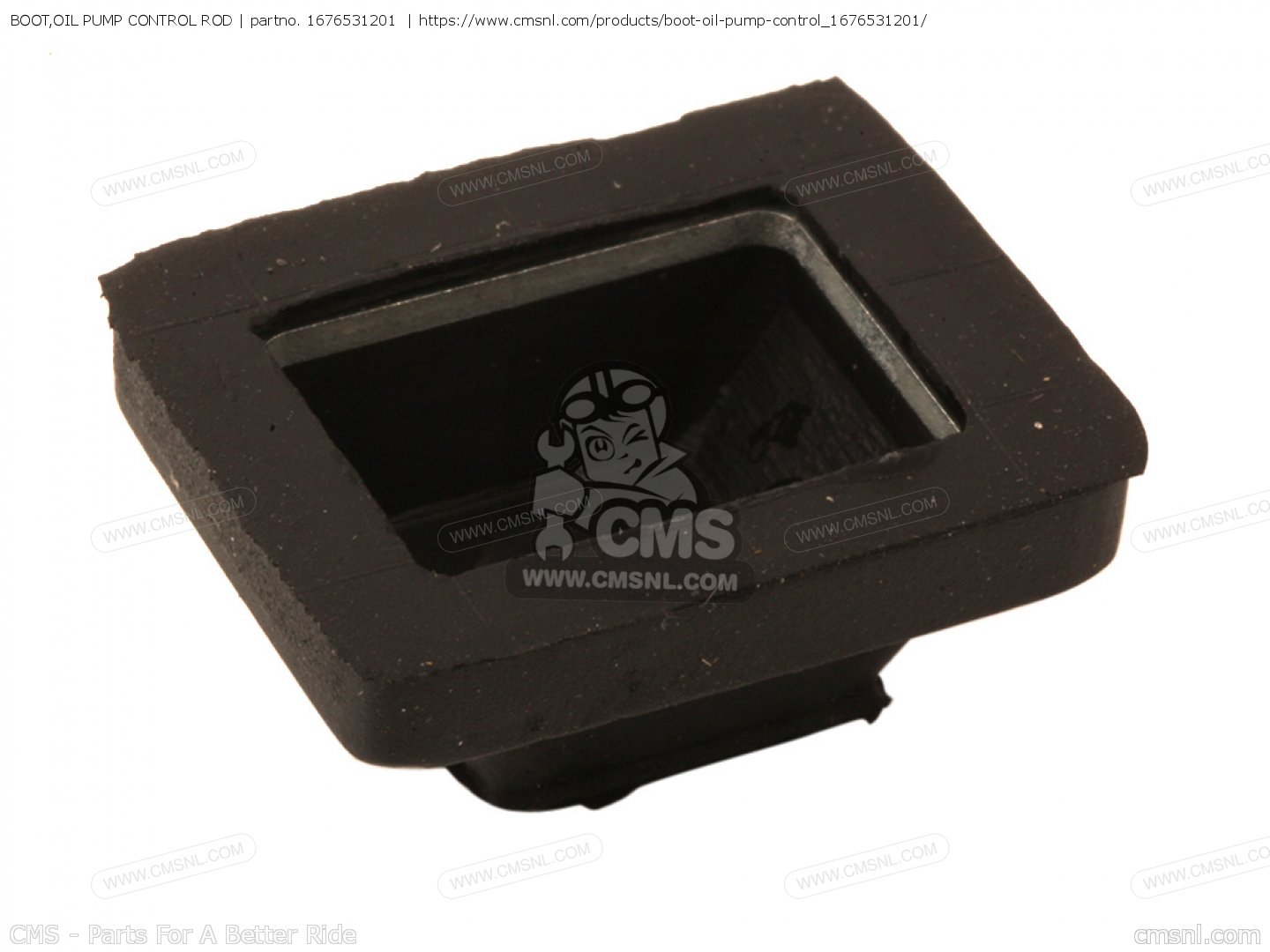 BOOT,OIL PUMP CONTROL ROD for GT750 1973 1974 1975 1976 1977 (K) (L) (M