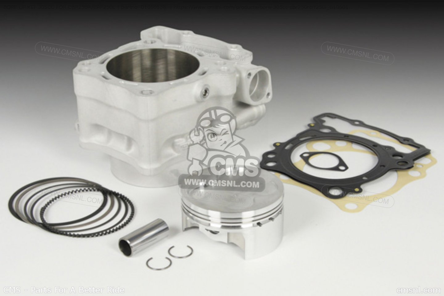 01050158: Bore Up Kit 305cc For Cbr250r/crf250l Takegawa - Buy The 01 ...