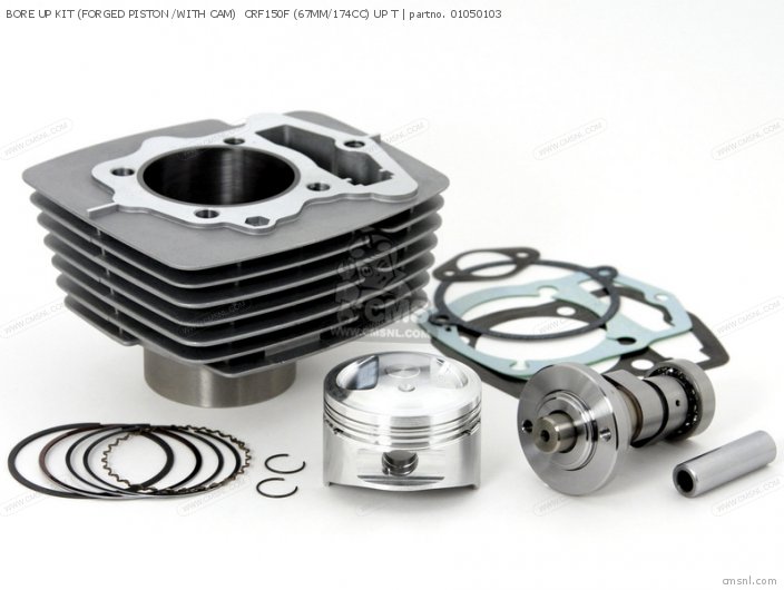 Takegawa BORE UP KIT (FORGED PISTON /WITH CAM)  CRF150F (67MM/174CC) UP T 01050103