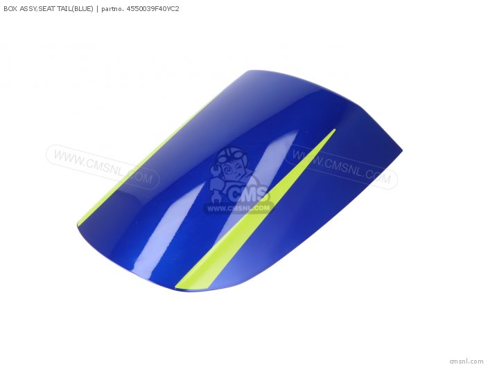 Suzuki BOX ASSY,SEAT TAIL(BLUE) 4550039F40YC2