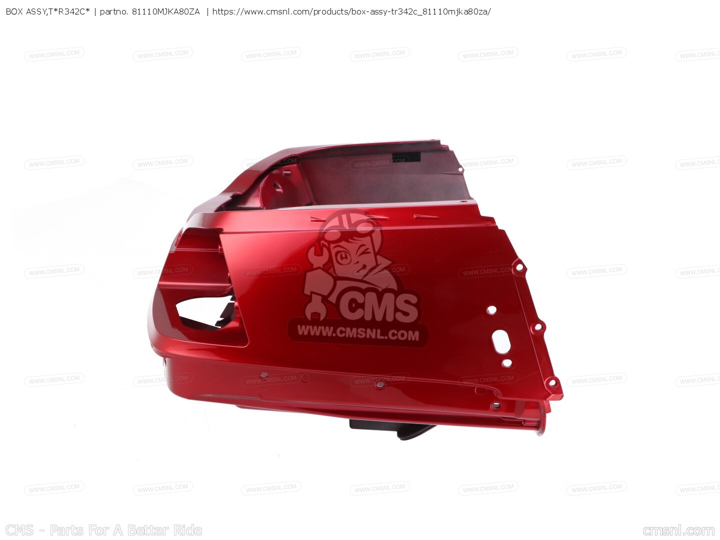 81110MJKA80ZA: BOX ASSY,T*R342C* Honda - buy the 81110-MJK