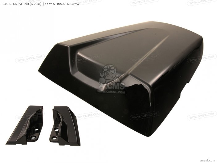 Suzuki BOX SET,SEAT TAIL(BLACK) 4550016863YAY