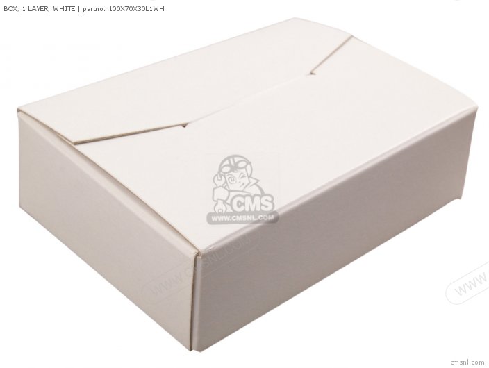 Packing Material BOX, 1 LAYER, WHITE 100X70X30L1WH
