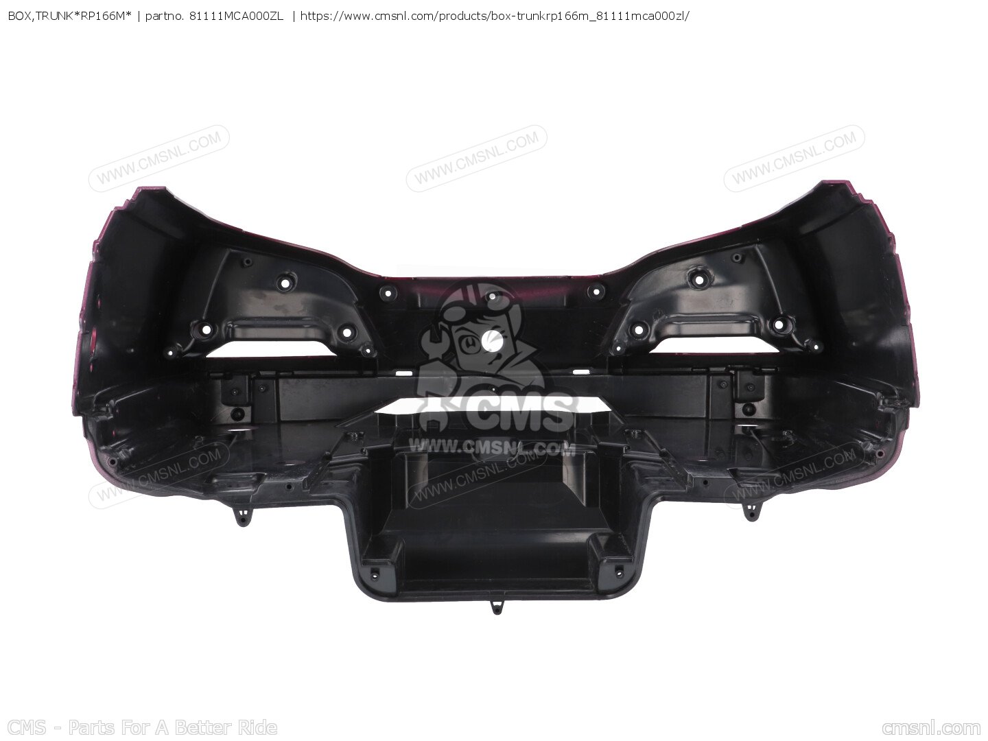81111MCA000ZL: BOX,TRUNK*RP166M* Honda - buy the 81111-MCA