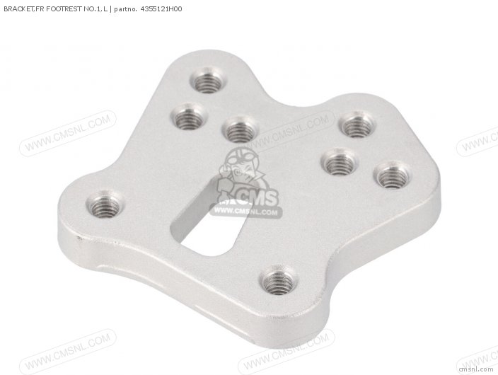 Suzuki BRACKET,FR FOOTREST NO.1,L 4355121H00