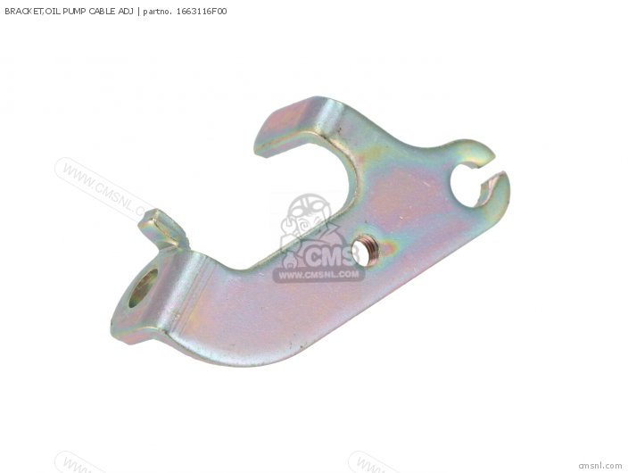 Suzuki BRACKET,OIL PUMP CABLE ADJ 1663116F00