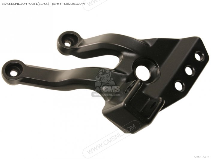 Suzuki BRACKET,PILLION FOOT,L(BLACK) 4382106G01YAP