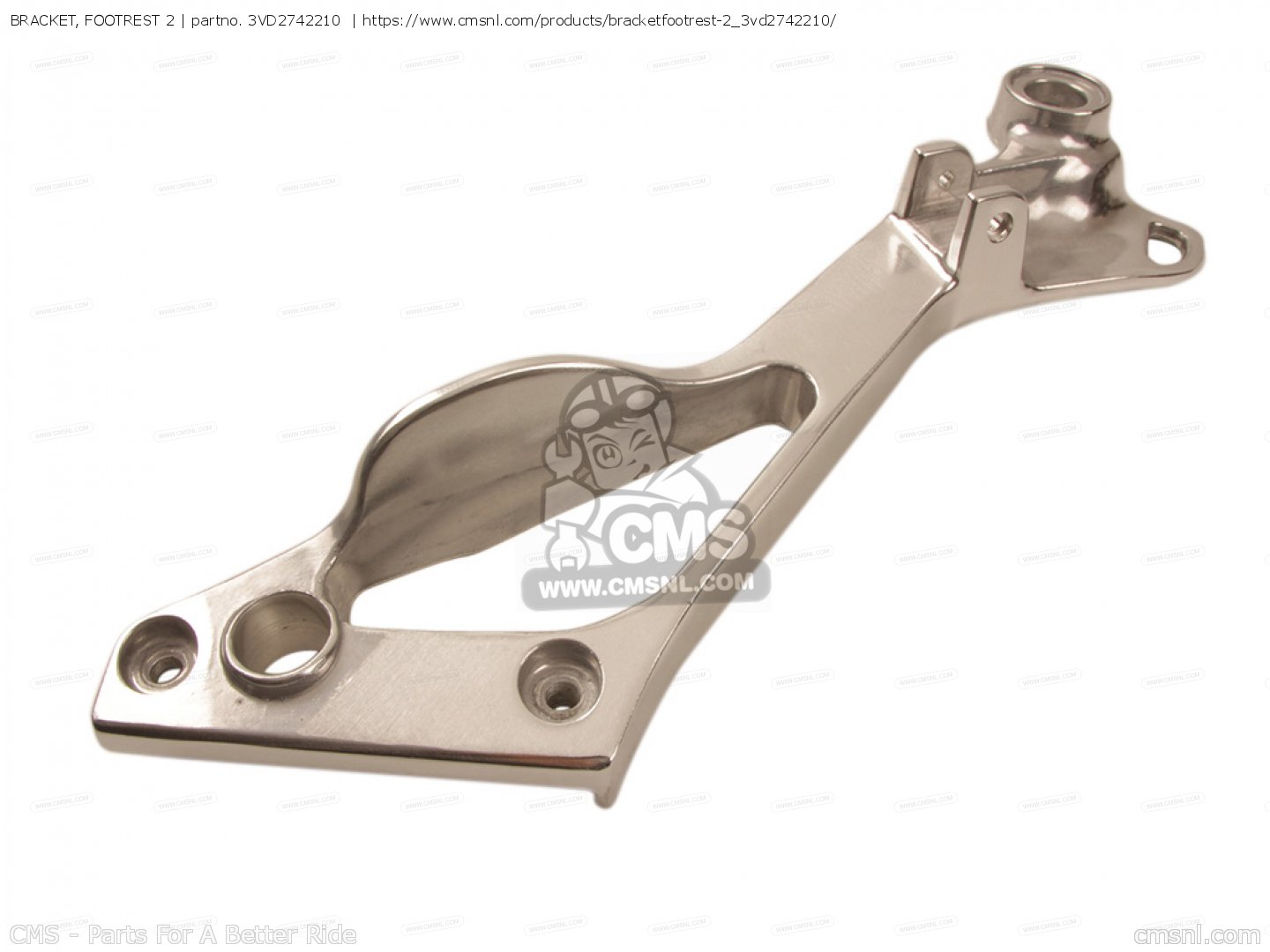 3VD2742210 Bracket, Footrest 2 Yamaha buy the 3VD2742210 at CMSNL
