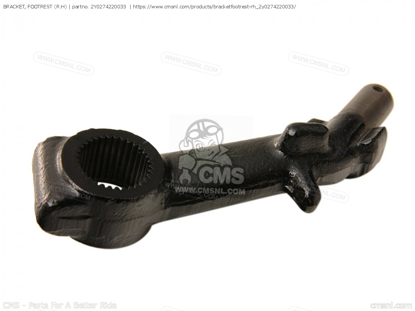 2Y0274220033 Bracket, Footrest (r.h) Yamaha buy the 2Y0274220033