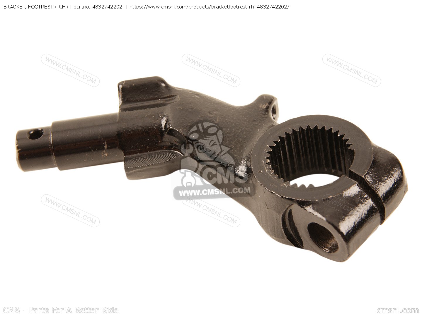 4832742202 Bracket, Footrest (r.h) Yamaha buy the 4832742202 at CMSNL
