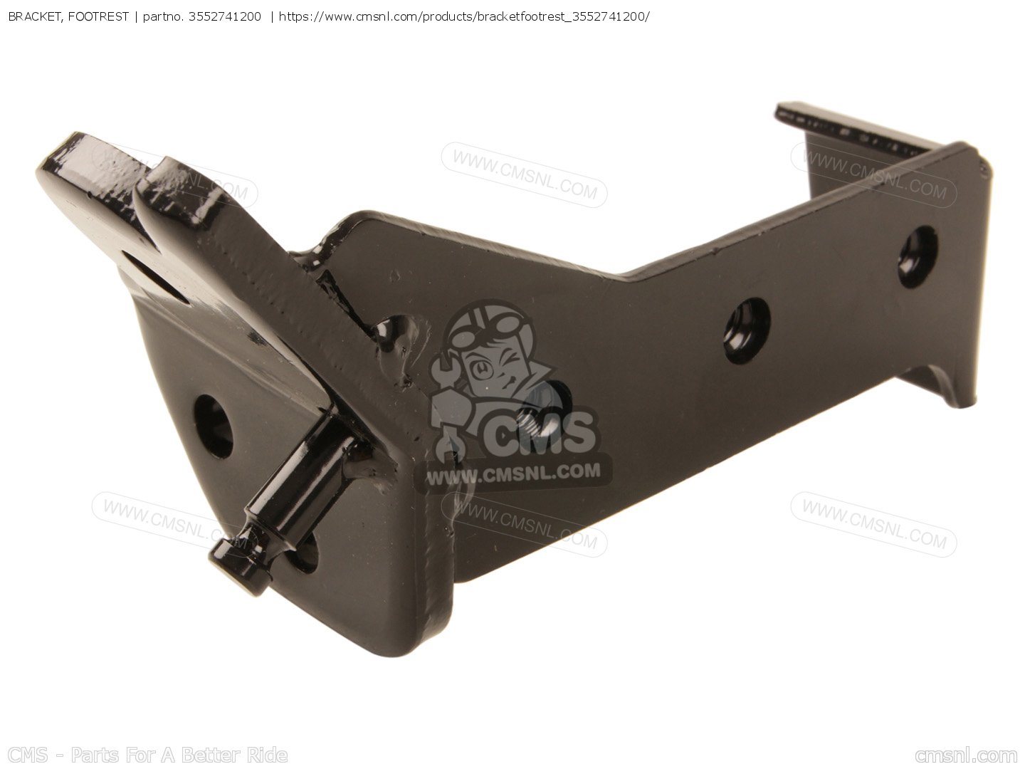 3552741200 Bracket, Footrest Yamaha buy the 3552741200 at CMSNL