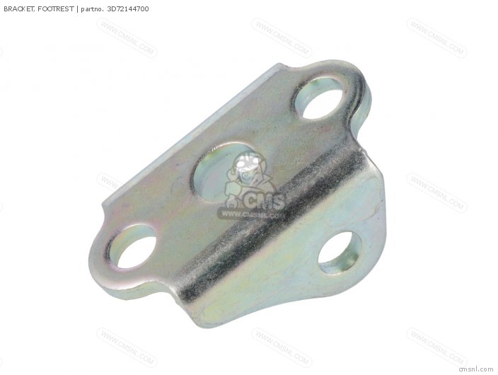 Yamaha BRACKET, FOOTREST 3D72144700