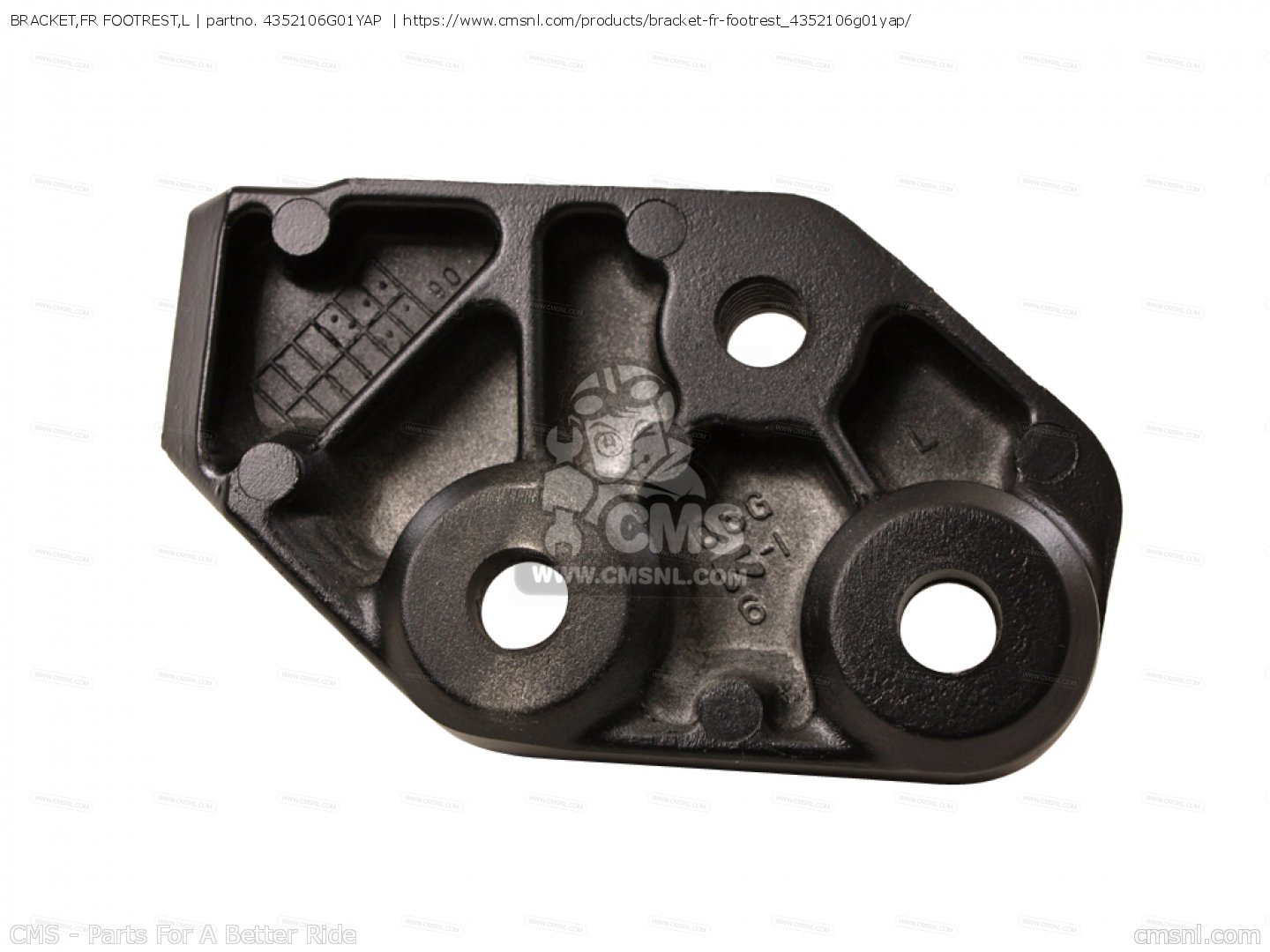 4352106G01YAP Bracket,fr Footrest,l Suzuki buy the 4352106G01YAP