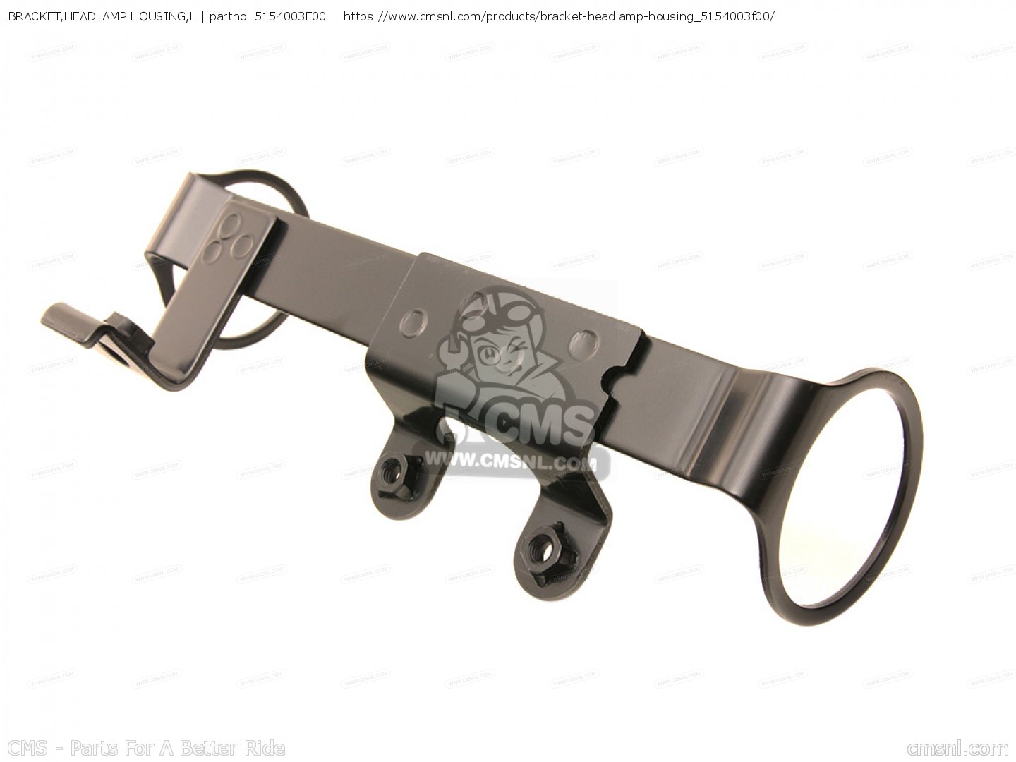 5154003F00: Bracket,headlamp Housing,l Suzuki - buy the 51540-03F00 at ...