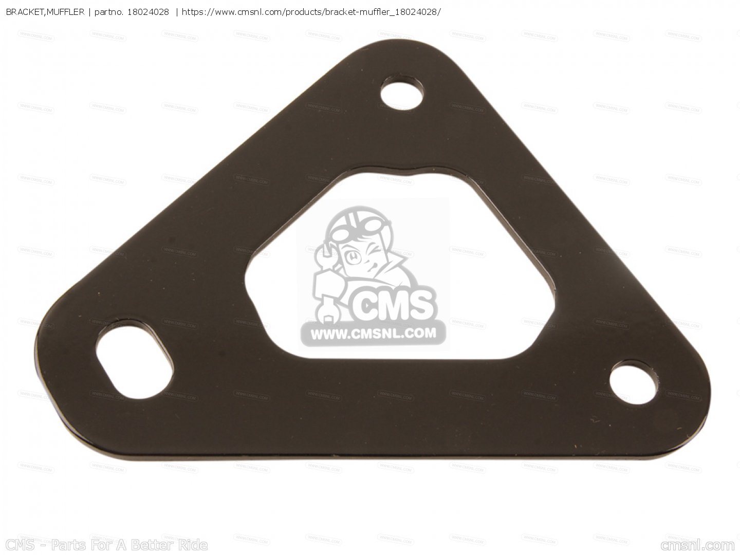 BRACKET,MUFFLER for KZ750B4 1979 USA CANADA / MPH KPH order at CMSNL